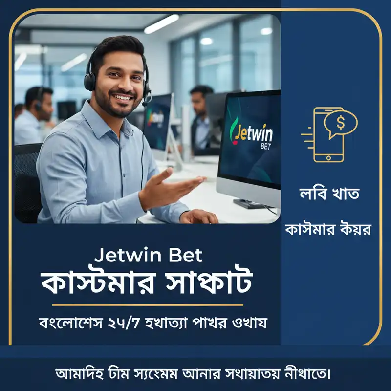 Jetwin Bet কাস্টমার সাপোর্ট এবং ২৪/৭ সহায়তা